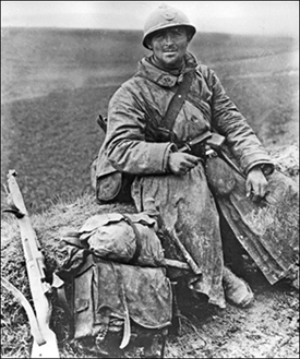 Chasseurs à pied dans la Somme, 1918 Chasseurs à pied dans la Somme, 1918